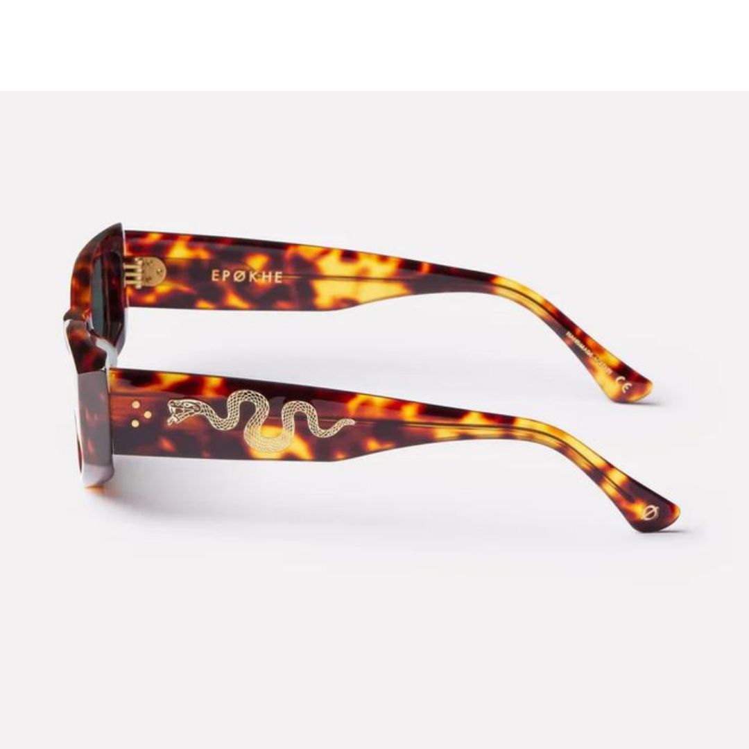 Epøkhe Guilty Sunglasses - Tortoise Polished Green