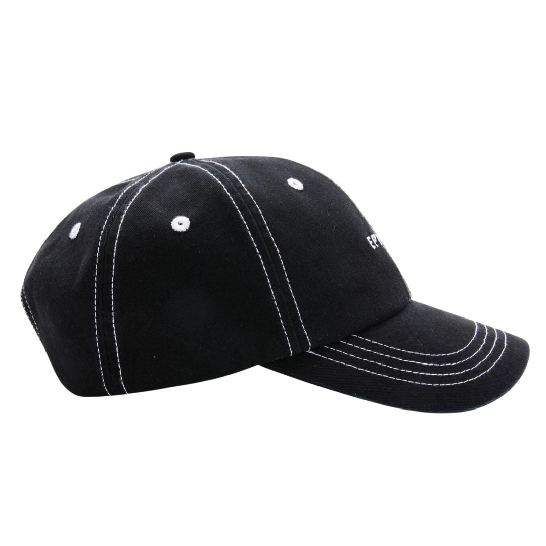EPØKHE Logo Hat Black | Classic 6-Panel Cap