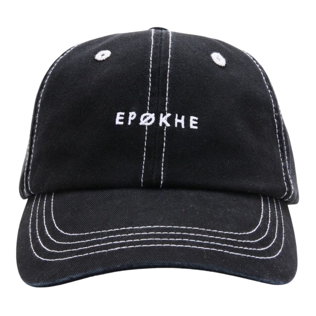 EPØKHE Logo Hat Black | Classic 6-Panel Cap