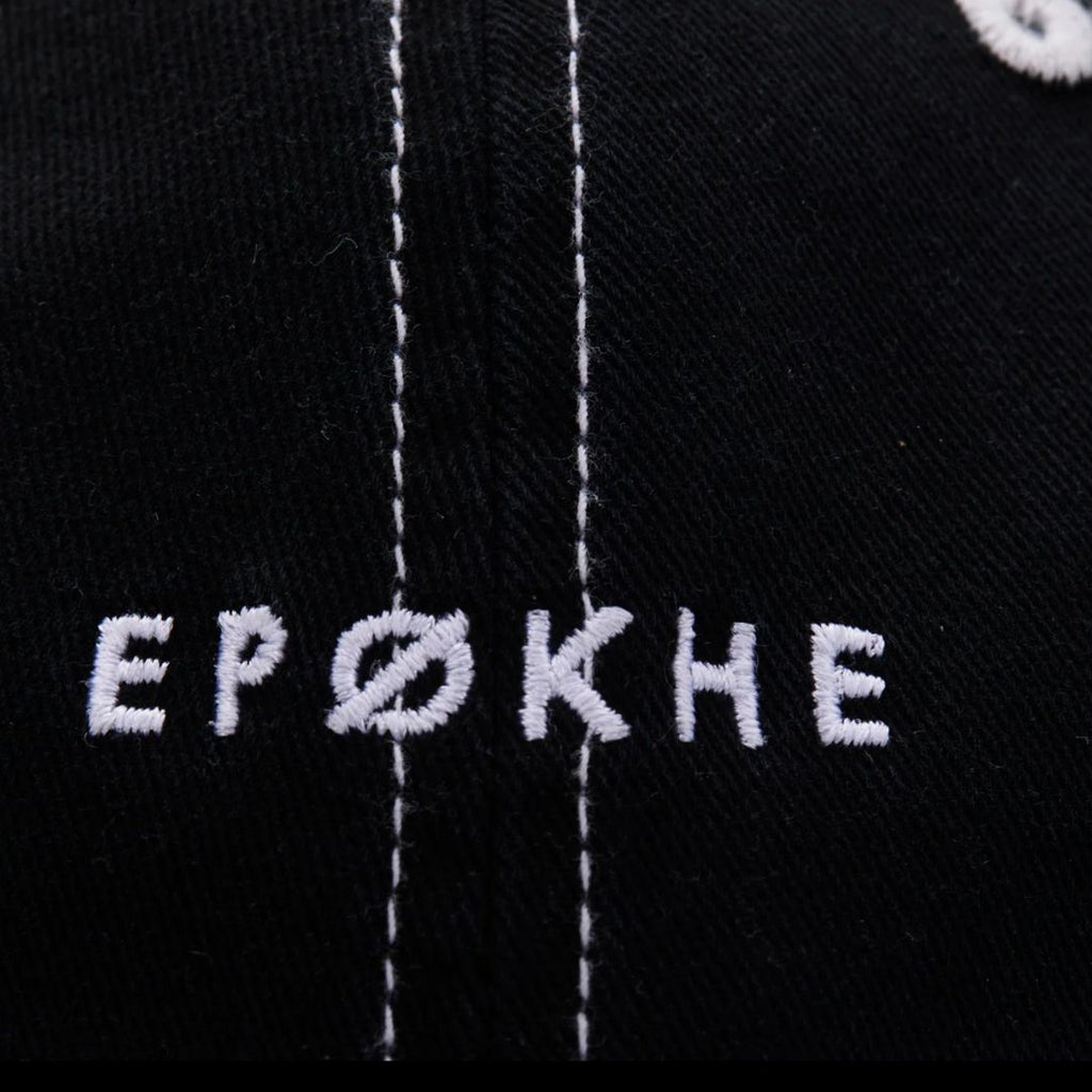 EPØKHE Logo Hat Black | Classic 6-Panel Cap