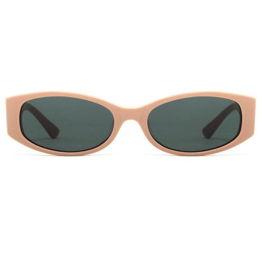 Epøkhe Machina Sunglasses Nude Polished Green | Premium Eyewear