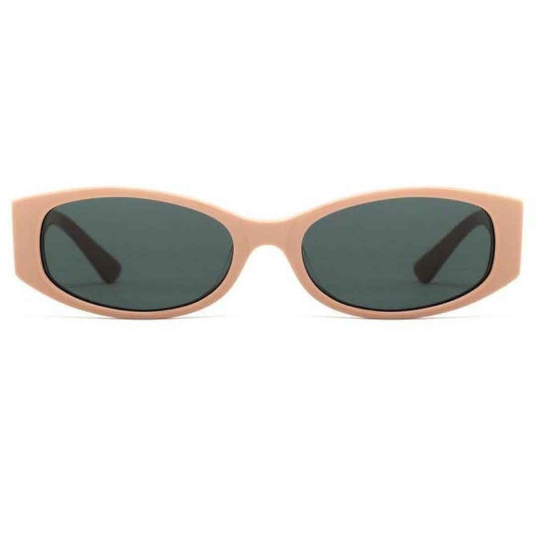 Epøkhe Machina Sunglasses - Nude Polished Green