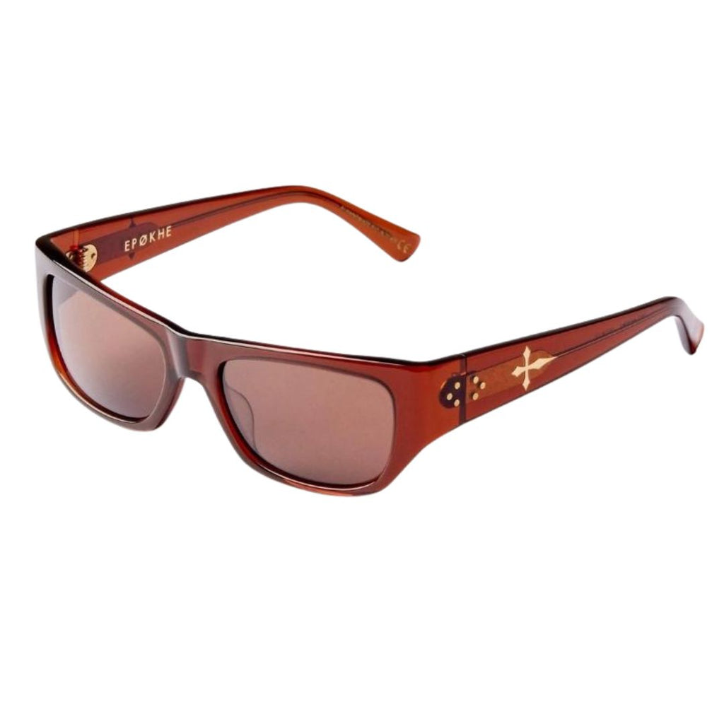 Epøkhe Memphis Sunglasses Maple Polished Bronze | Premium Eyewear