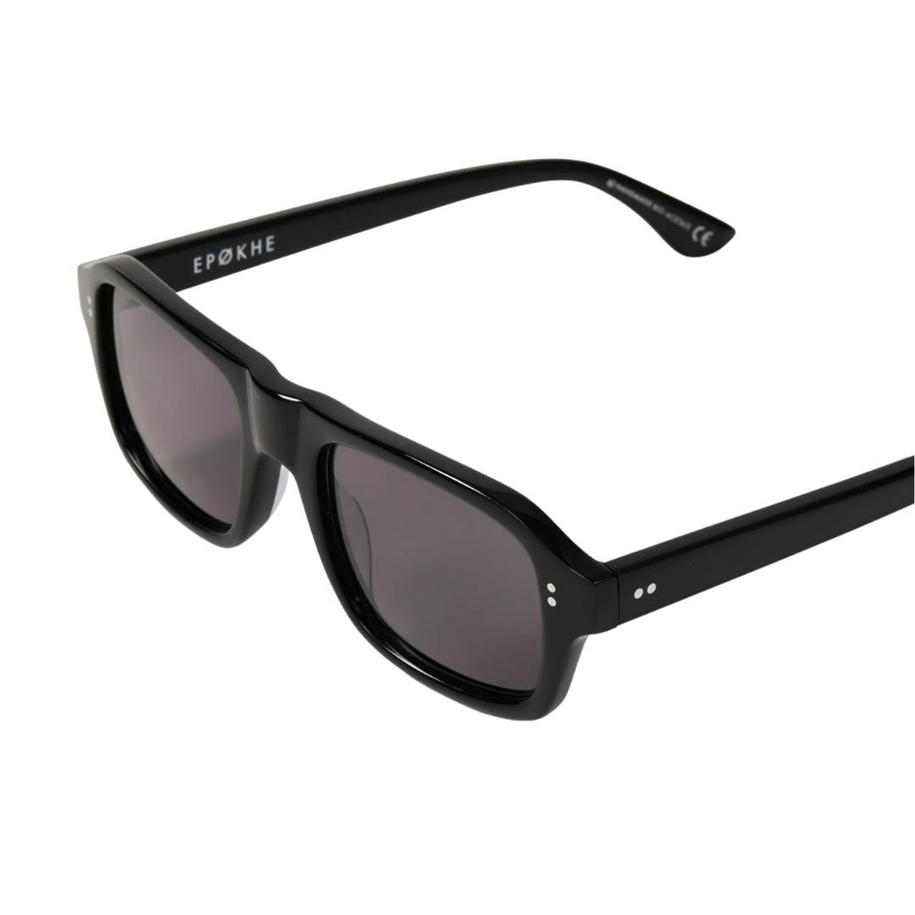 Epøkhe Mono Sunglasses Black Polished Black Polarized | Premium Eyewear