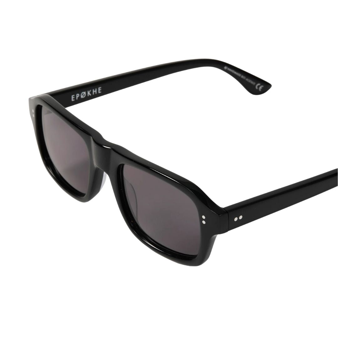 Epøkhe Mono Sunglasses Black Polished Black Polarized | Premium Eyewear