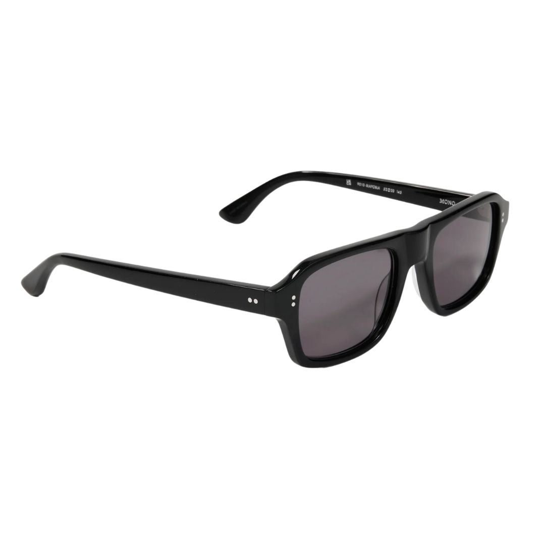 Epøkhe Mono Sunglasses - Black Polished / Black Polarized