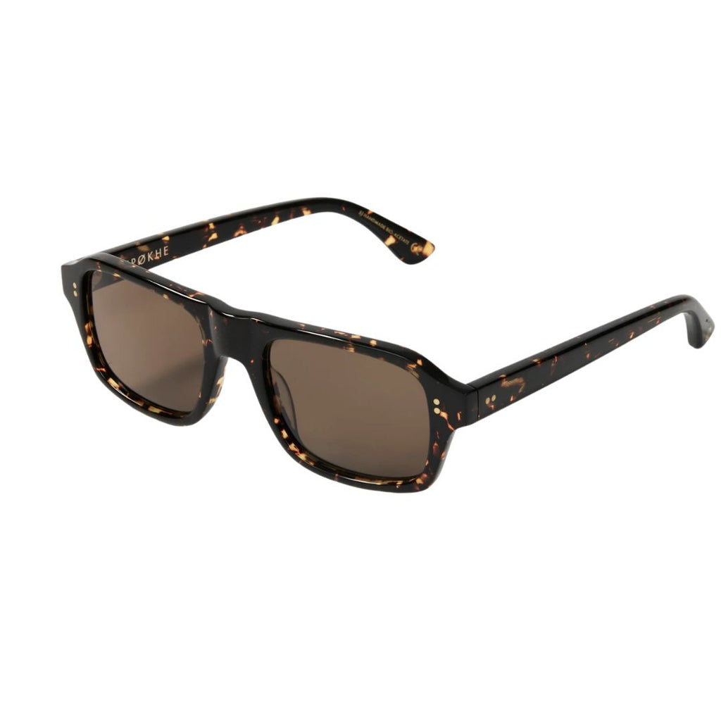 Epøkhe Mono Sunglasses Crystal Dark Tortoise Polished Bronze | Eyewear