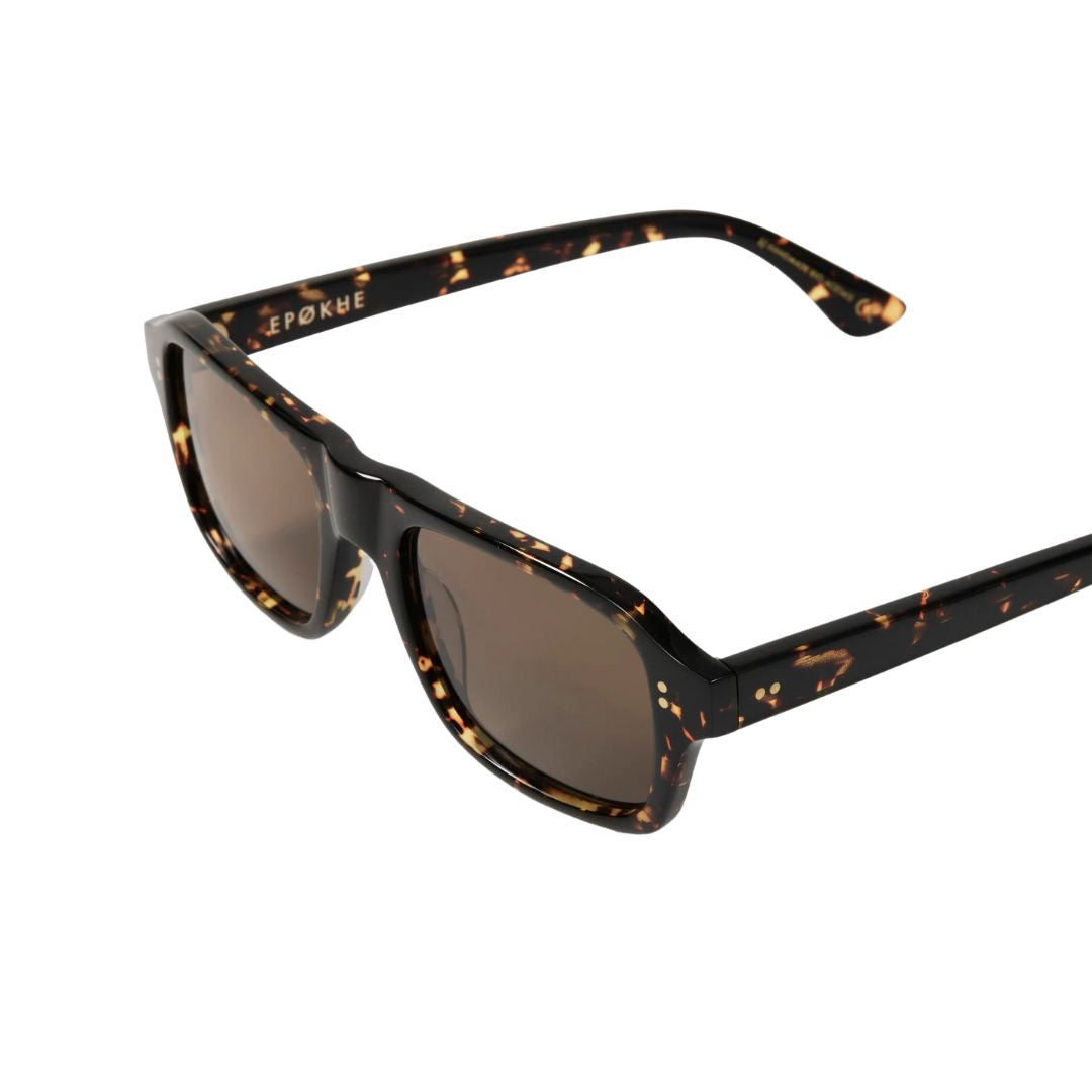 Epøkhe Mono Sunglasses - Crystal Dark Tortoise Polished / Bronze