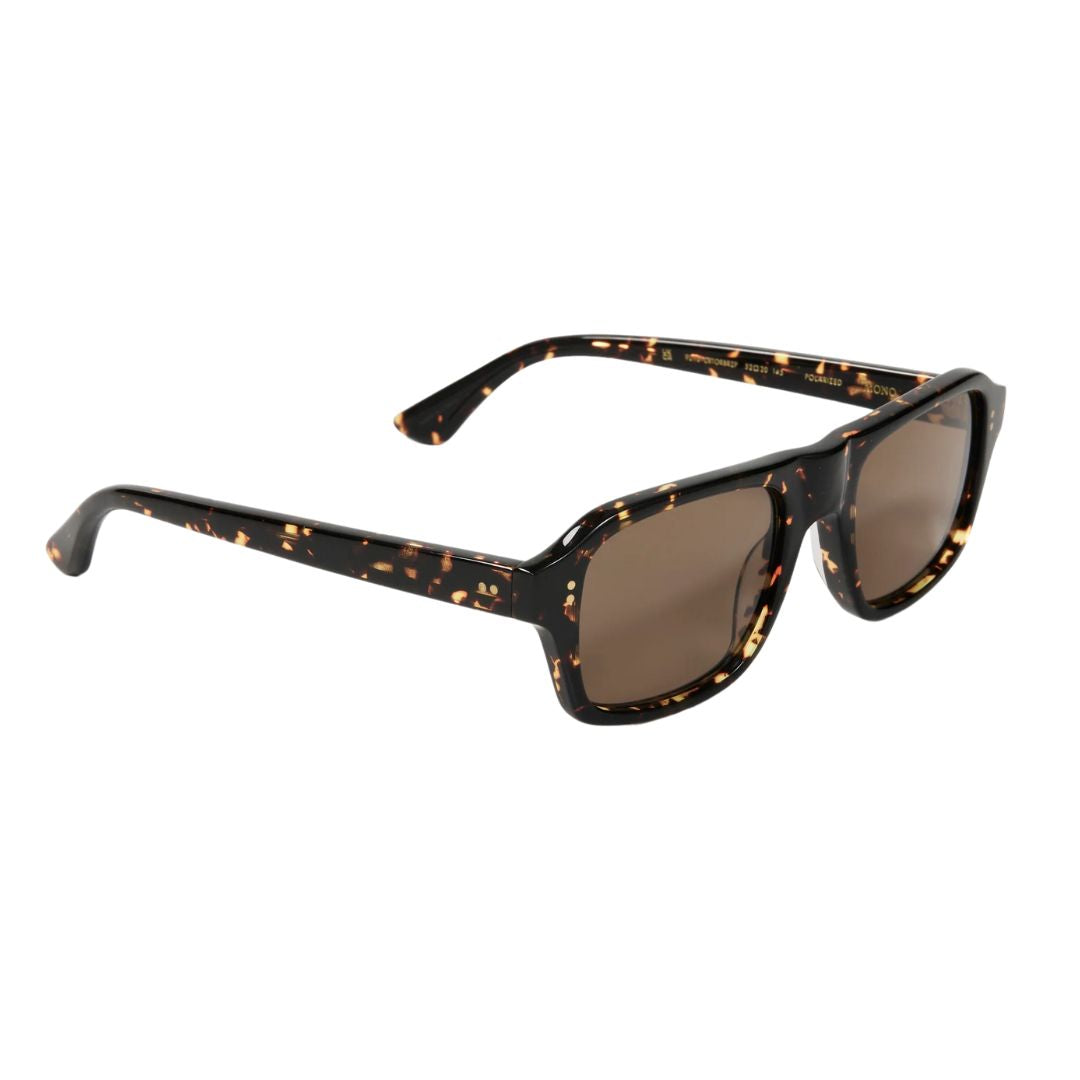 Epøkhe Mono Sunglasses Crystal Dark Tortoise Polished Bronze | Eyewear