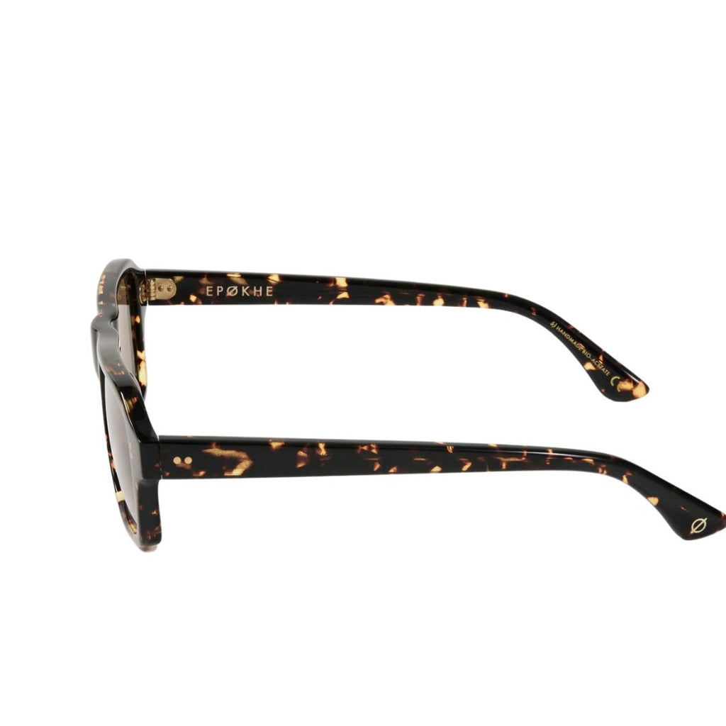 Epøkhe Mono Sunglasses Crystal Dark Tortoise Polished Bronze | Eyewear