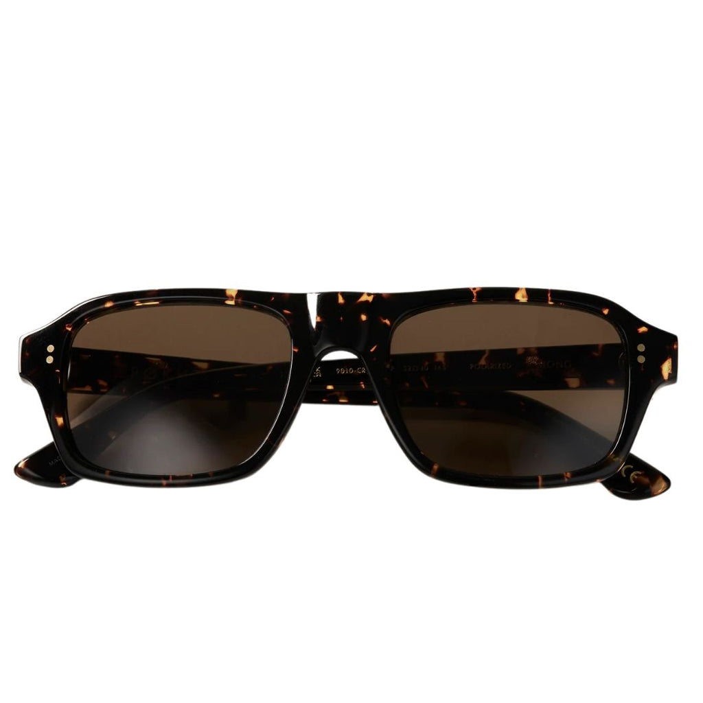 Epøkhe Mono Sunglasses Crystal Dark Tortoise Polished Bronze | Eyewear