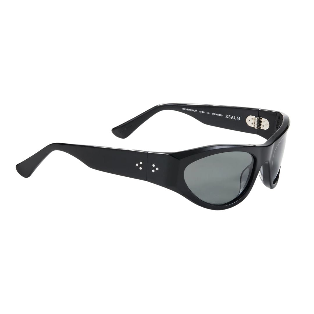 Epøkhe Realm Sunglasses - Black Polished / Black Polarized