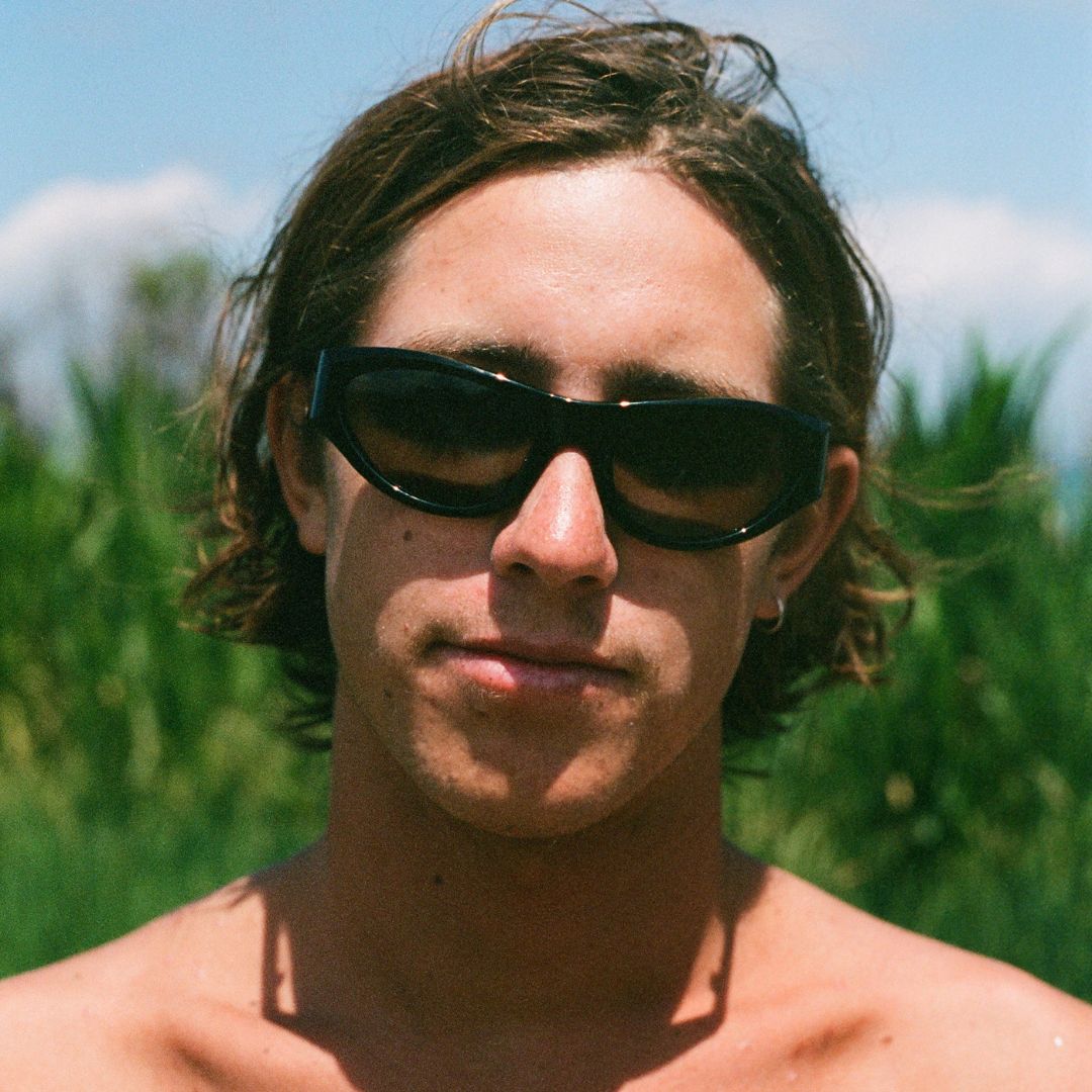 Epøkhe Realm Sunglasses - Black Polished / Black Polarized