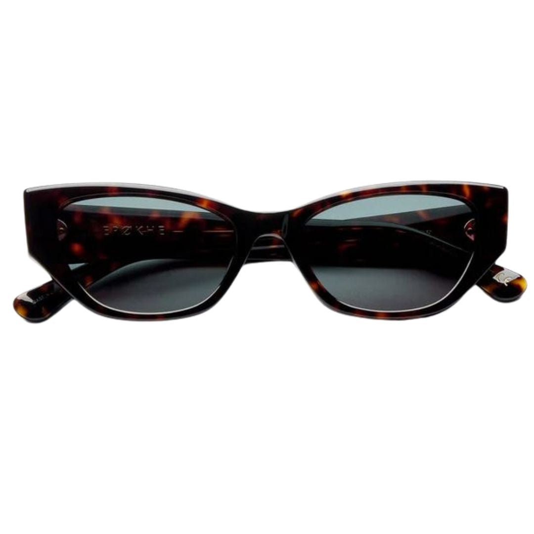 Epøkhe Reprise Sunglasses -  Dark Tortoise Polished / Green