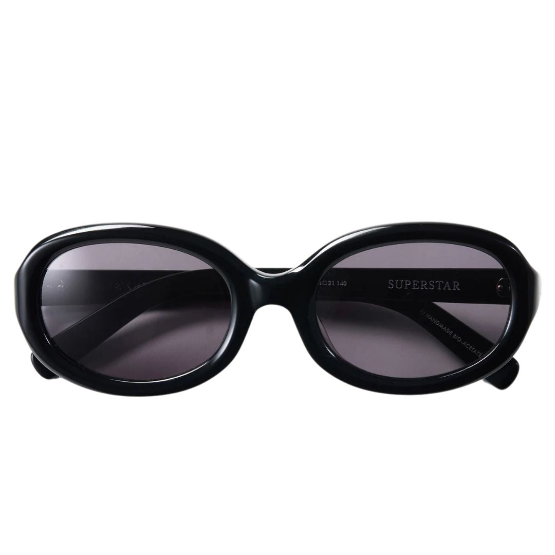 Epøkhe Superstar Sunglasses - Black Polished / Black