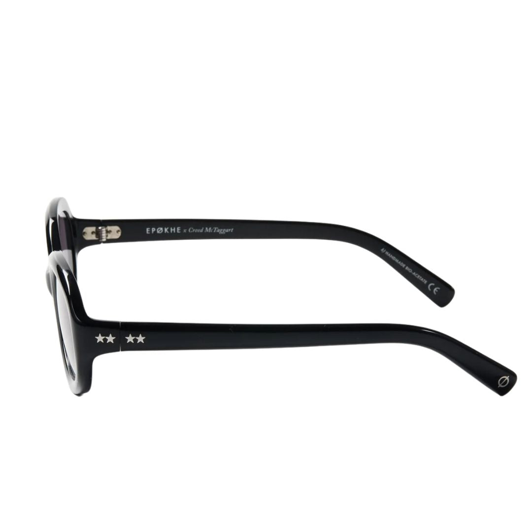 Epøkhe Superstar Sunglasses - Black Polished / Black