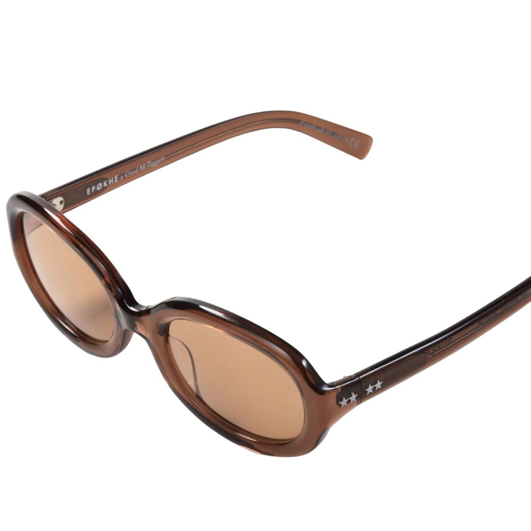 Epøkhe Superstar Sunglasses Brown Polished Bronze | Creed McTaggart Collab
