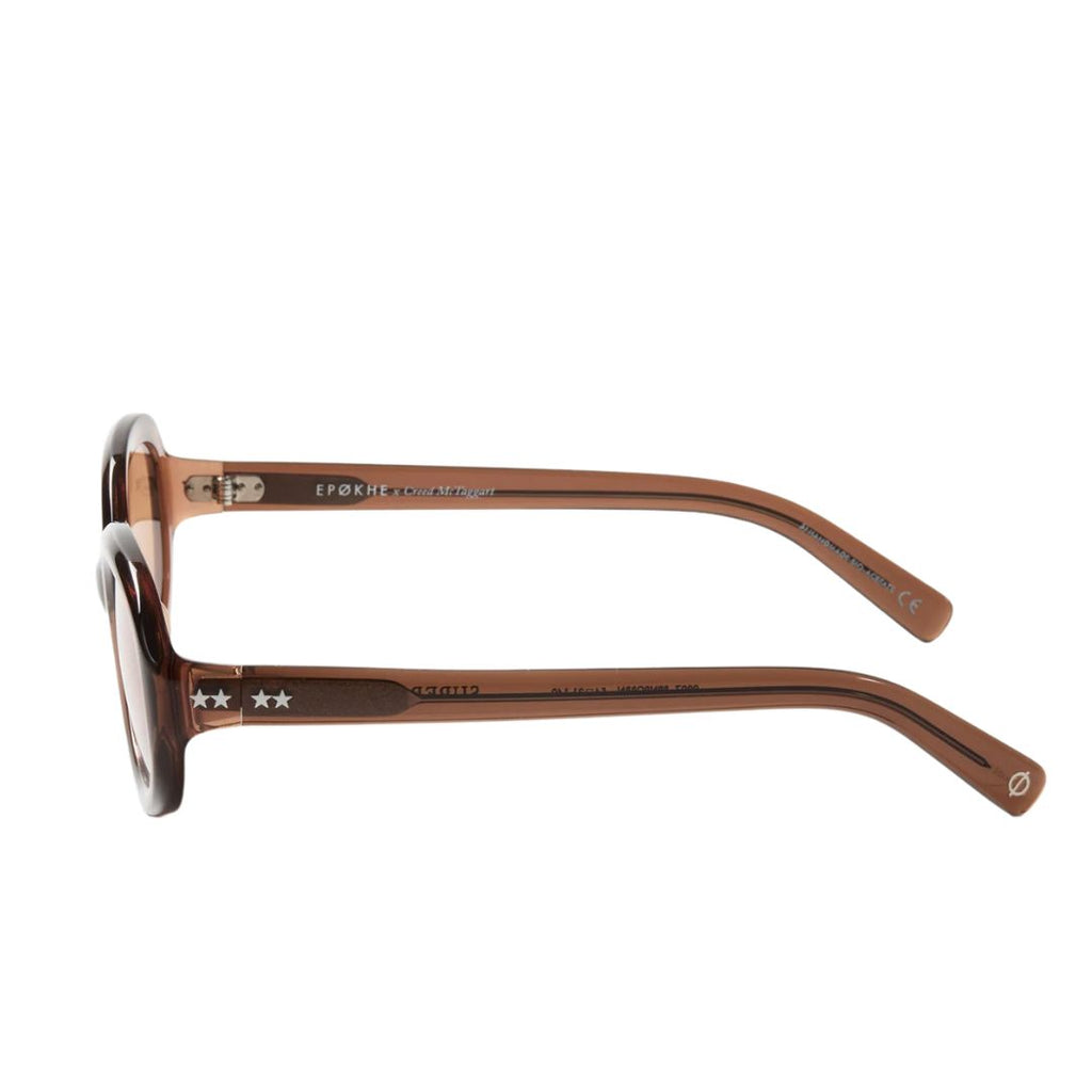 Epøkhe Superstar Sunglasses Brown Polished Bronze | Creed McTaggart Collab