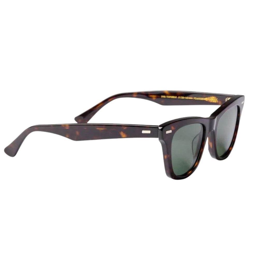 Epøkhe Szex Sunglasses - Tortoise Polished / Green Polarized
