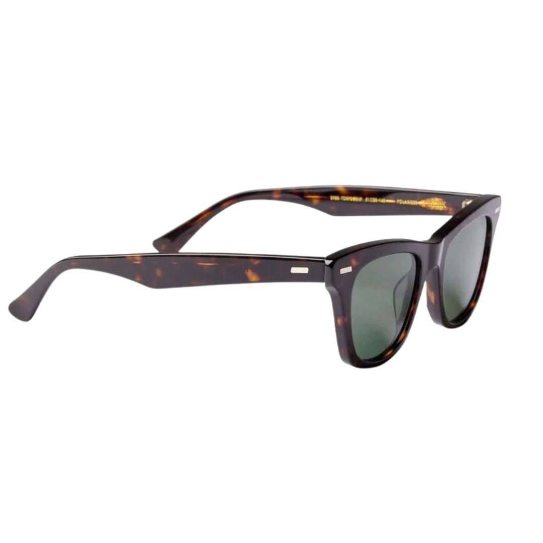 Epøkhe Szex Sunglasses - Tortoise Polished / Green Polarized