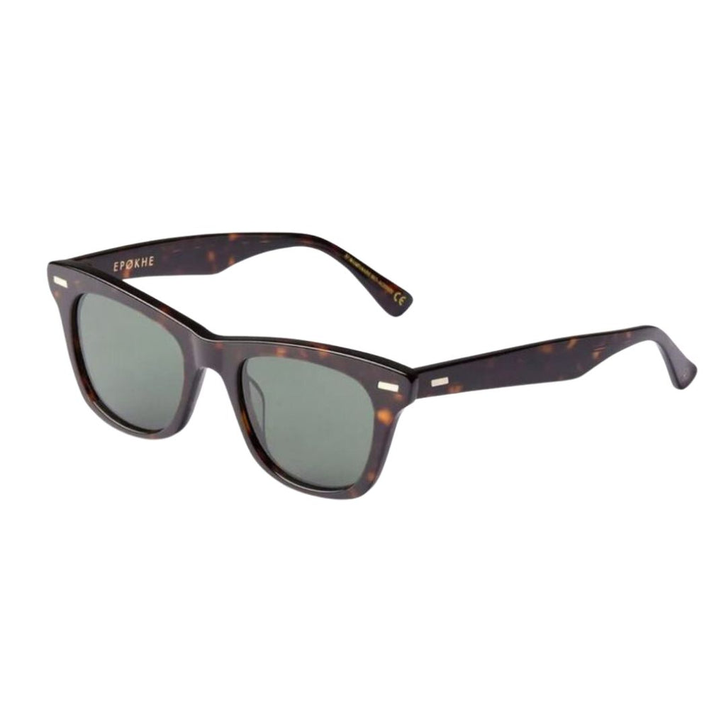 Epøkhe Szex Sunglasses - Tortoise Polished / Green Polarized
