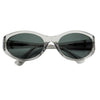 Epøkhe Trinity Sunglasses - Smoked Polished Crystal / Green