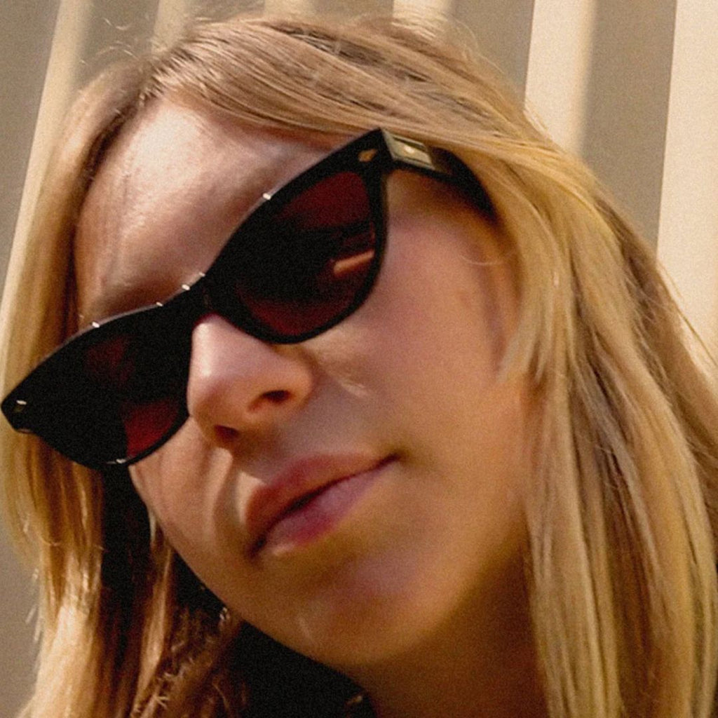 Veil Sunglasses - Blue Tortoise Polished / Blue