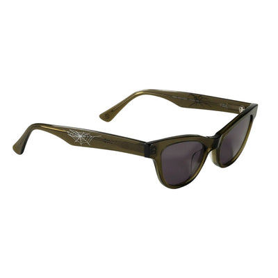 Epøkhe Veil Sunglasses - Army Green Polished / Black
