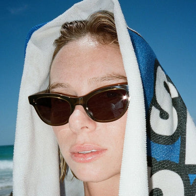 Epøkhe Veil Sunglasses - Army Green Polished / Black