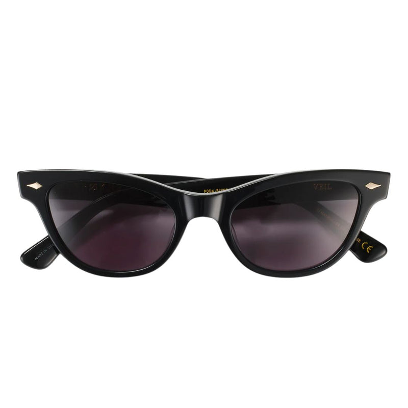 Veil Sunglasses - Black Polished / Black