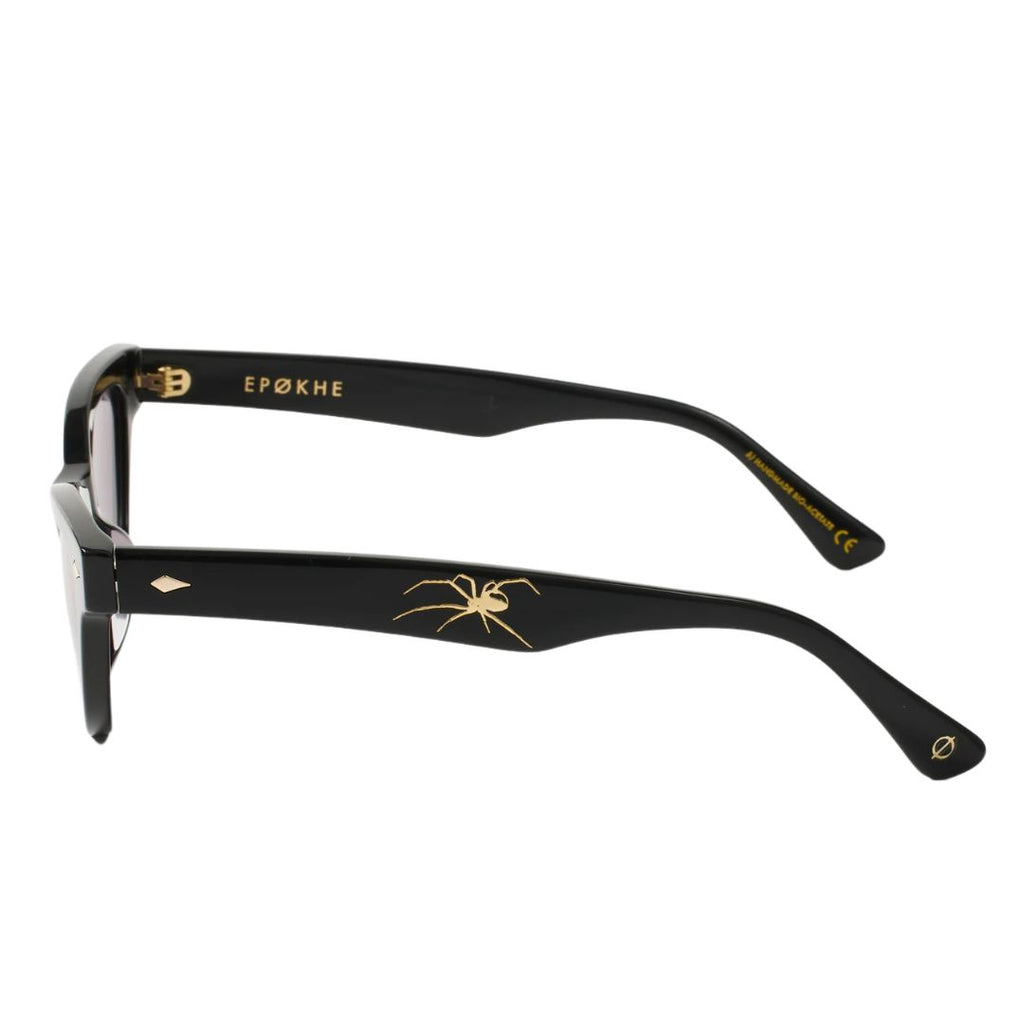 Epøkhe Veil Sunglasses Black Polished Black | Premium Eyewear
