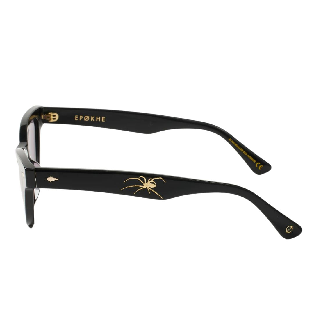 Epøkhe Veil Sunglasses - Black Polished / Black