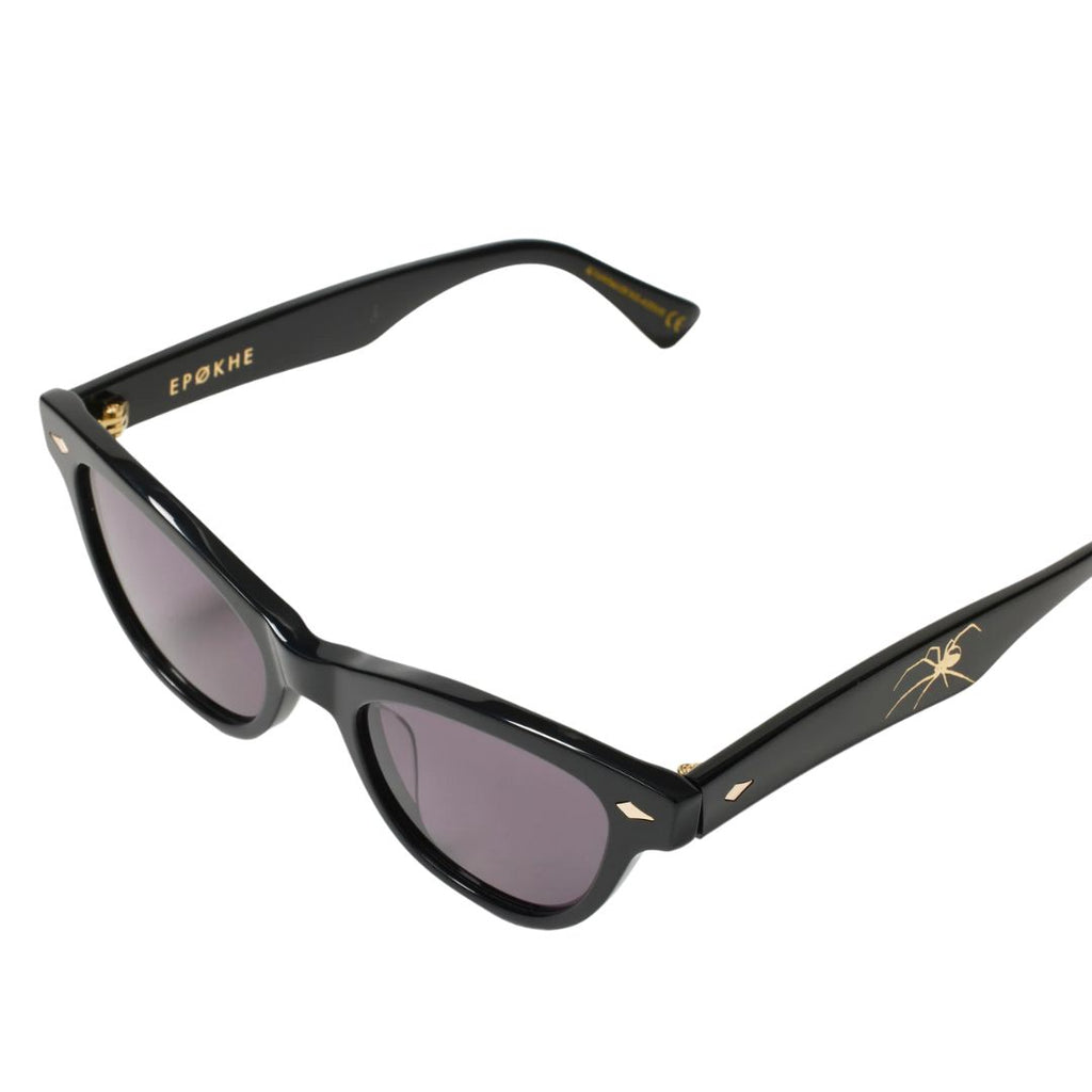 Epøkhe Veil Sunglasses Black Polished Black | Premium Eyewear