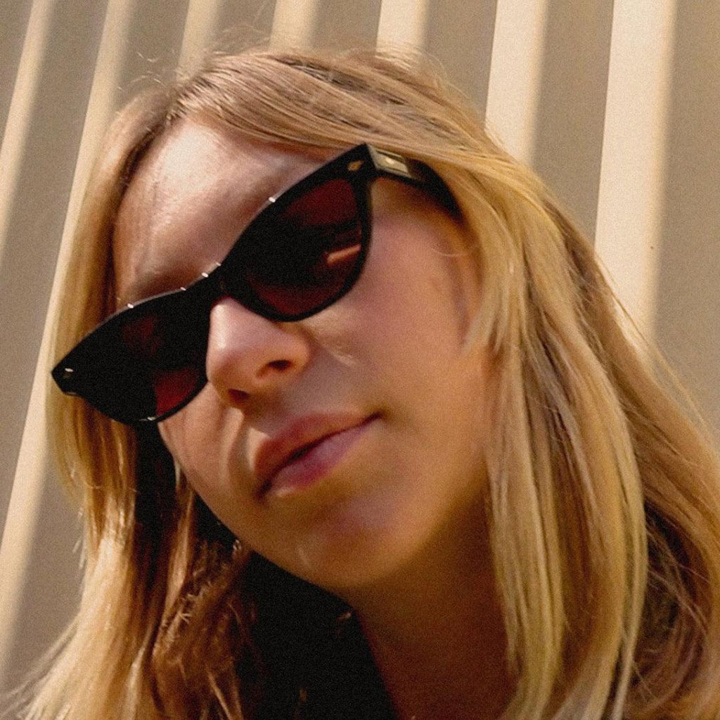 Veil Sunglasses - Black Polished / Black