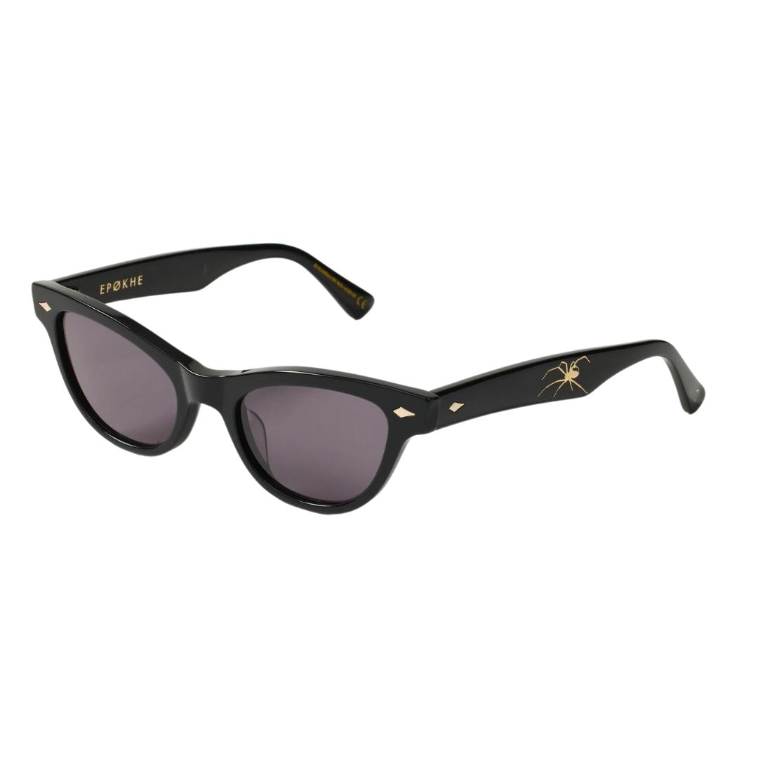 Epøkhe Veil Sunglasses Black Polished Black | Premium Eyewear