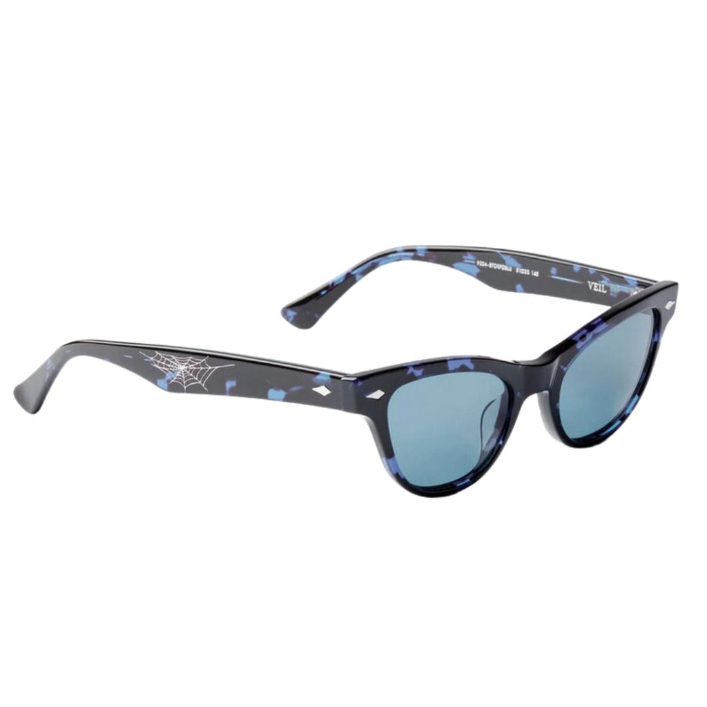 Epøkhe Veil Sunglasses Blue Tortoise Polished Blue | Premium Eyewear