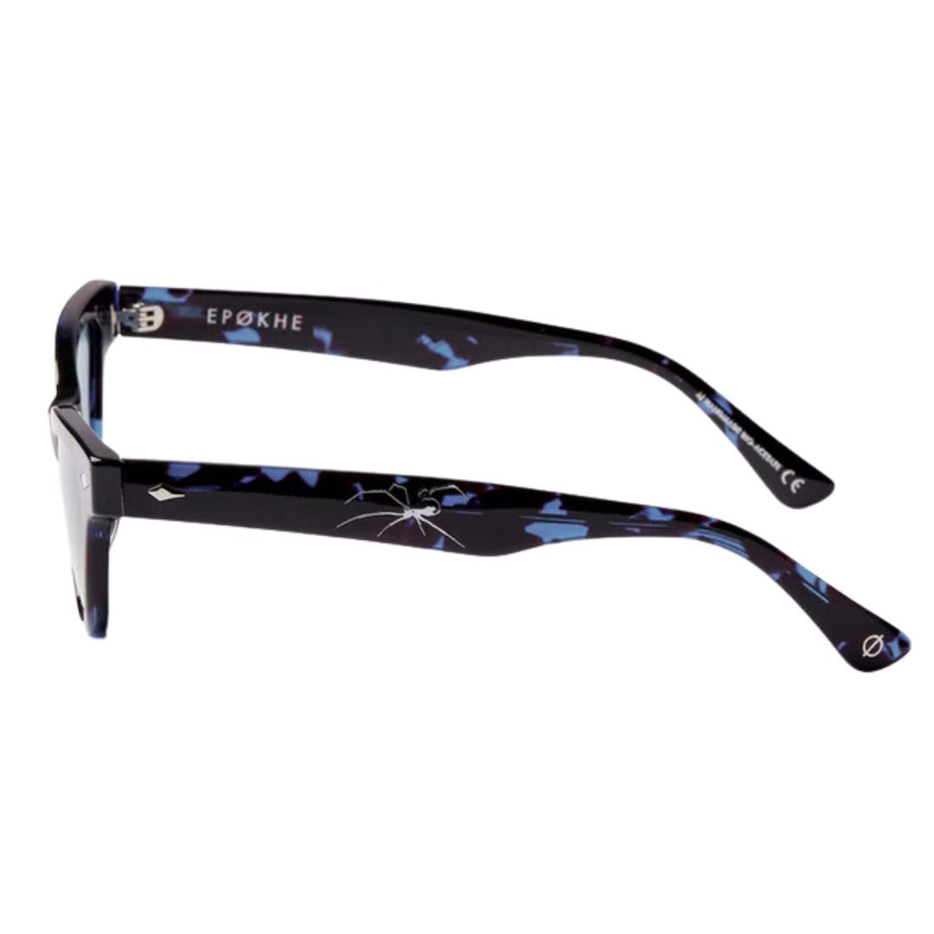 Epøkhe Veil Sunglasses Blue Tortoise Polished Blue | Premium Eyewear