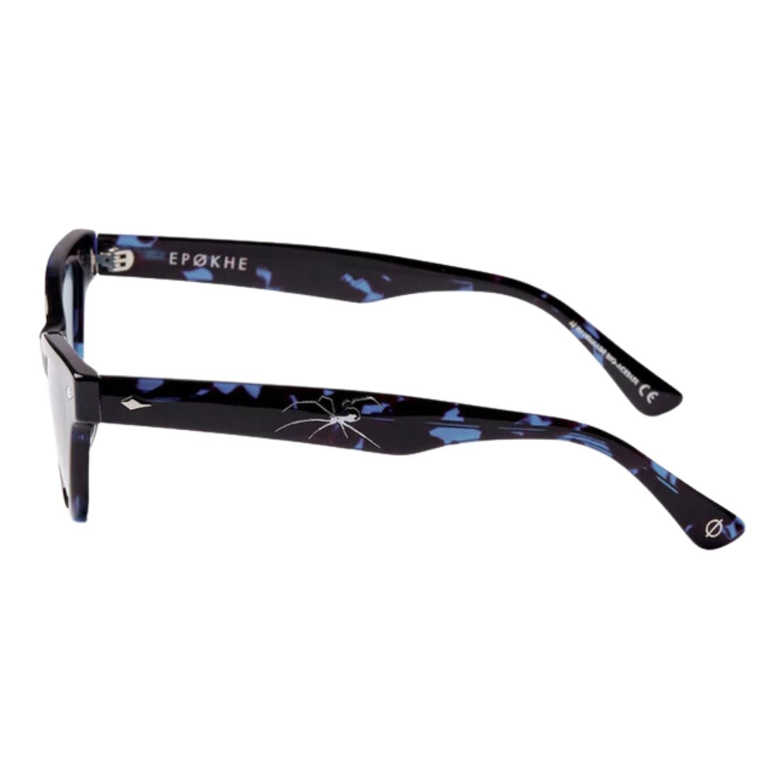 Epøkhe Veil Sunglasses Blue Tortoise Polished Blue | Premium Eyewear