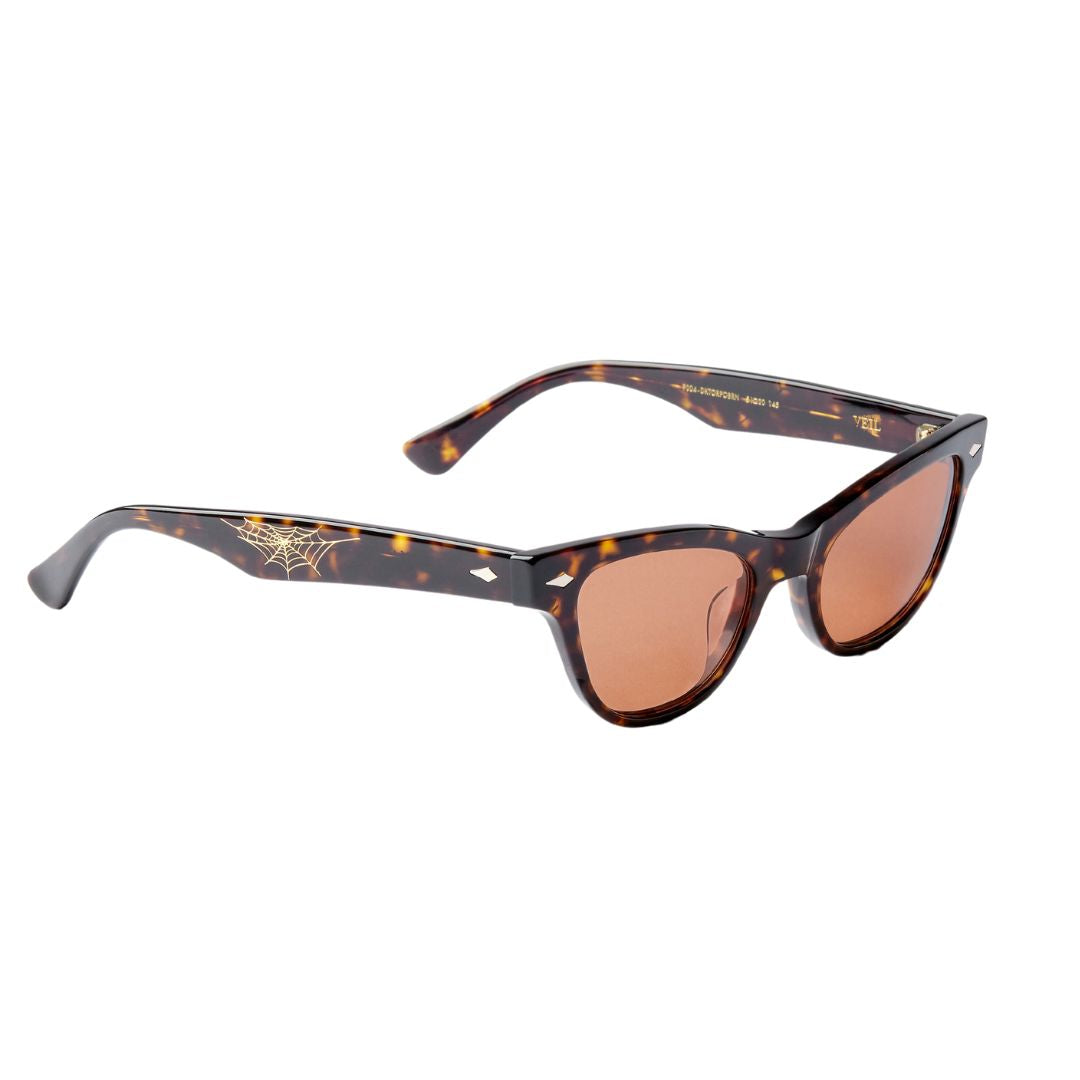 Epøkhe Veil Sunglasses Dark Tortoise Polished Brown | Premium Eyewear