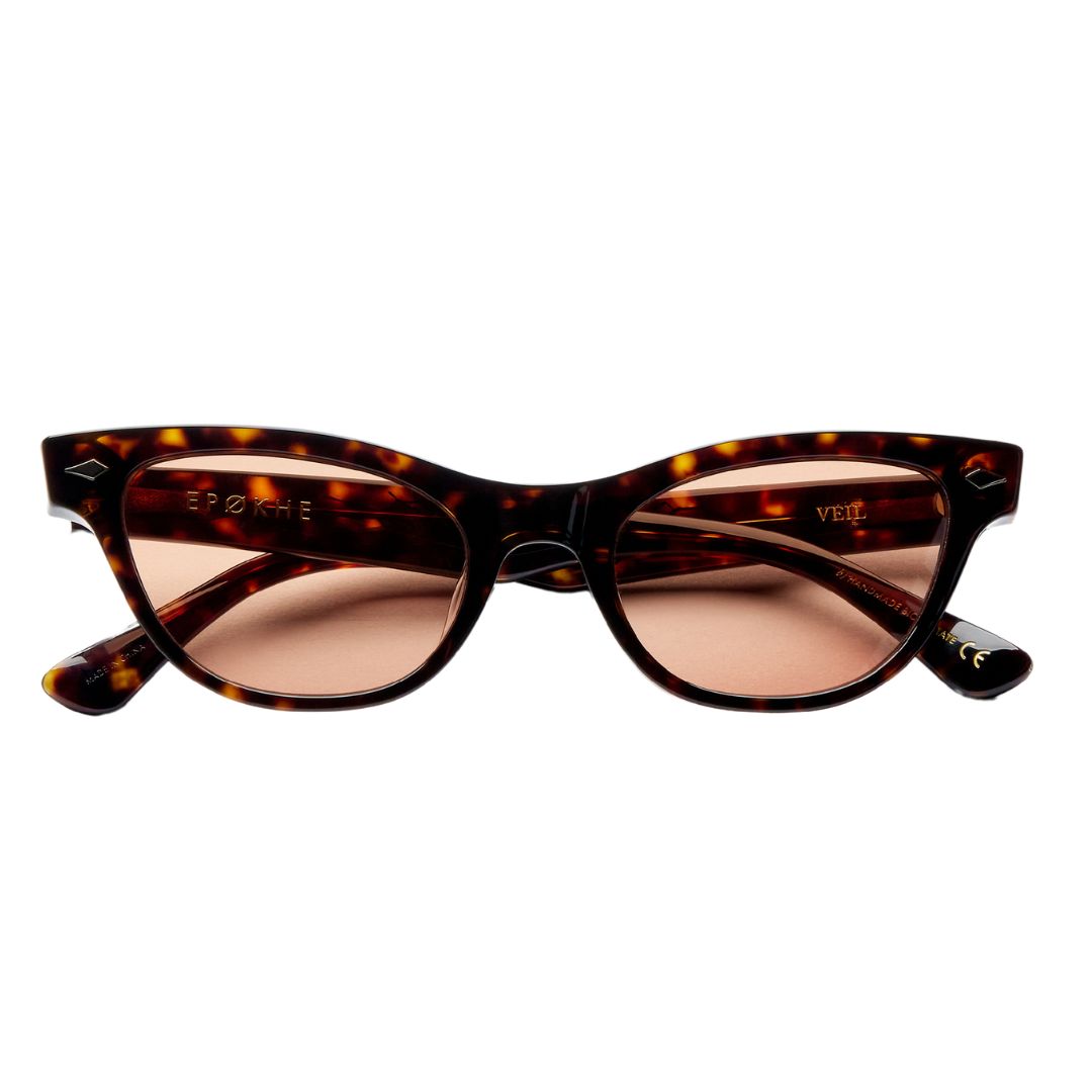 Epøkhe Veil Sunglasses Dark Tortoise Polished Brown | Premium Eyewear
