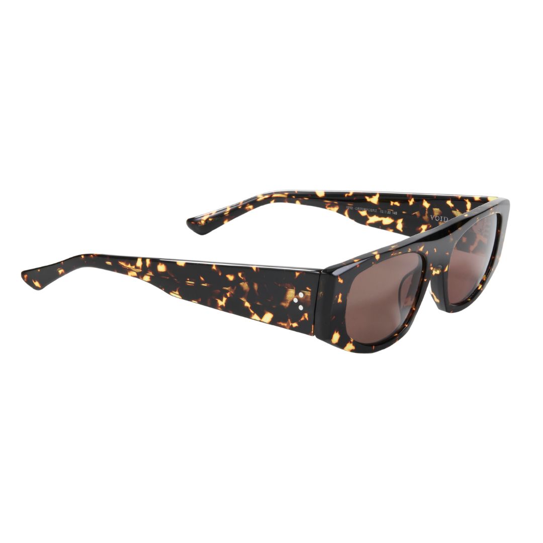Epøkhe Void Sunglasses Crystal Dark Tortoise Polished Bronze | Eyewear