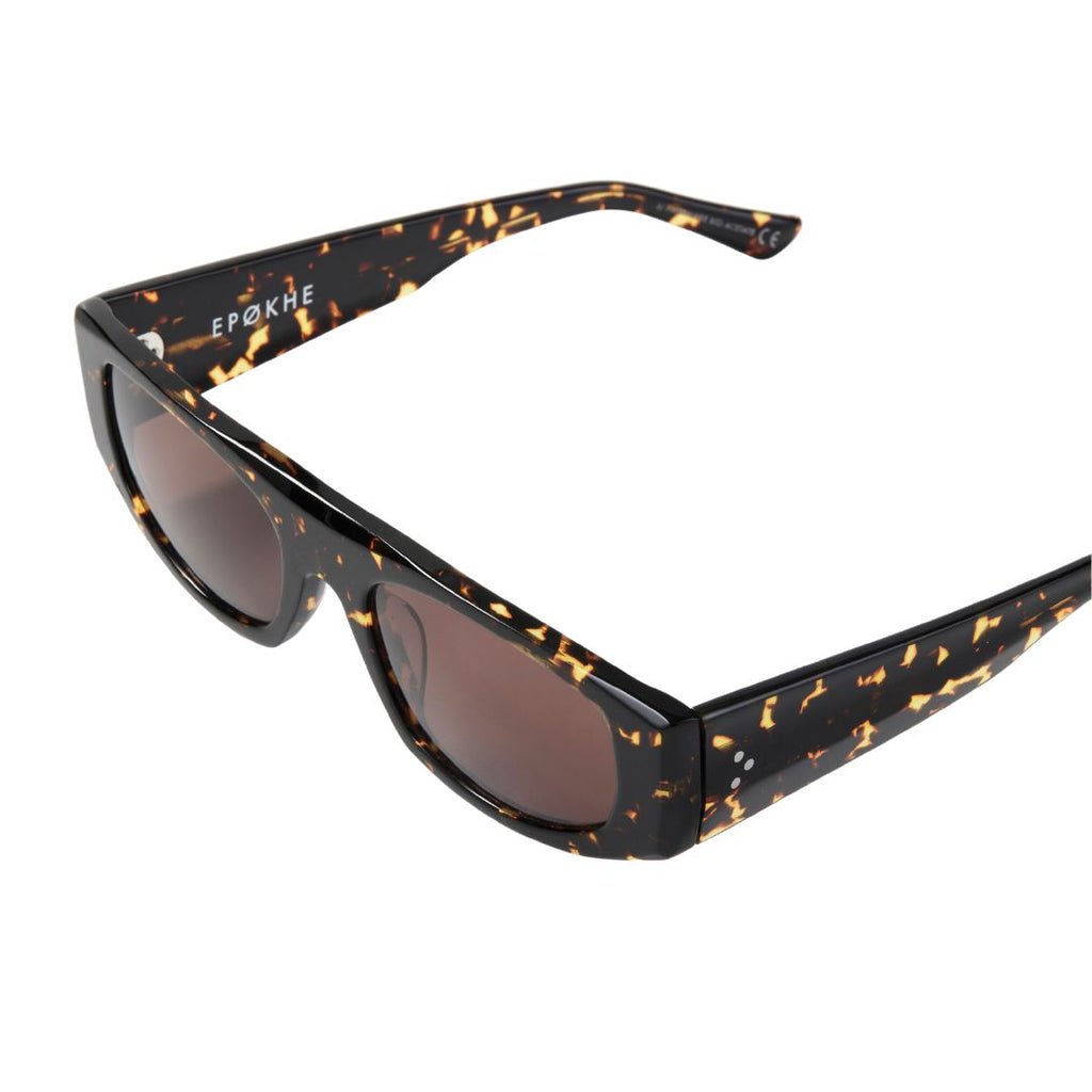 Epøkhe Void Sunglasses Crystal Dark Tortoise Polished Bronze | Eyewear
