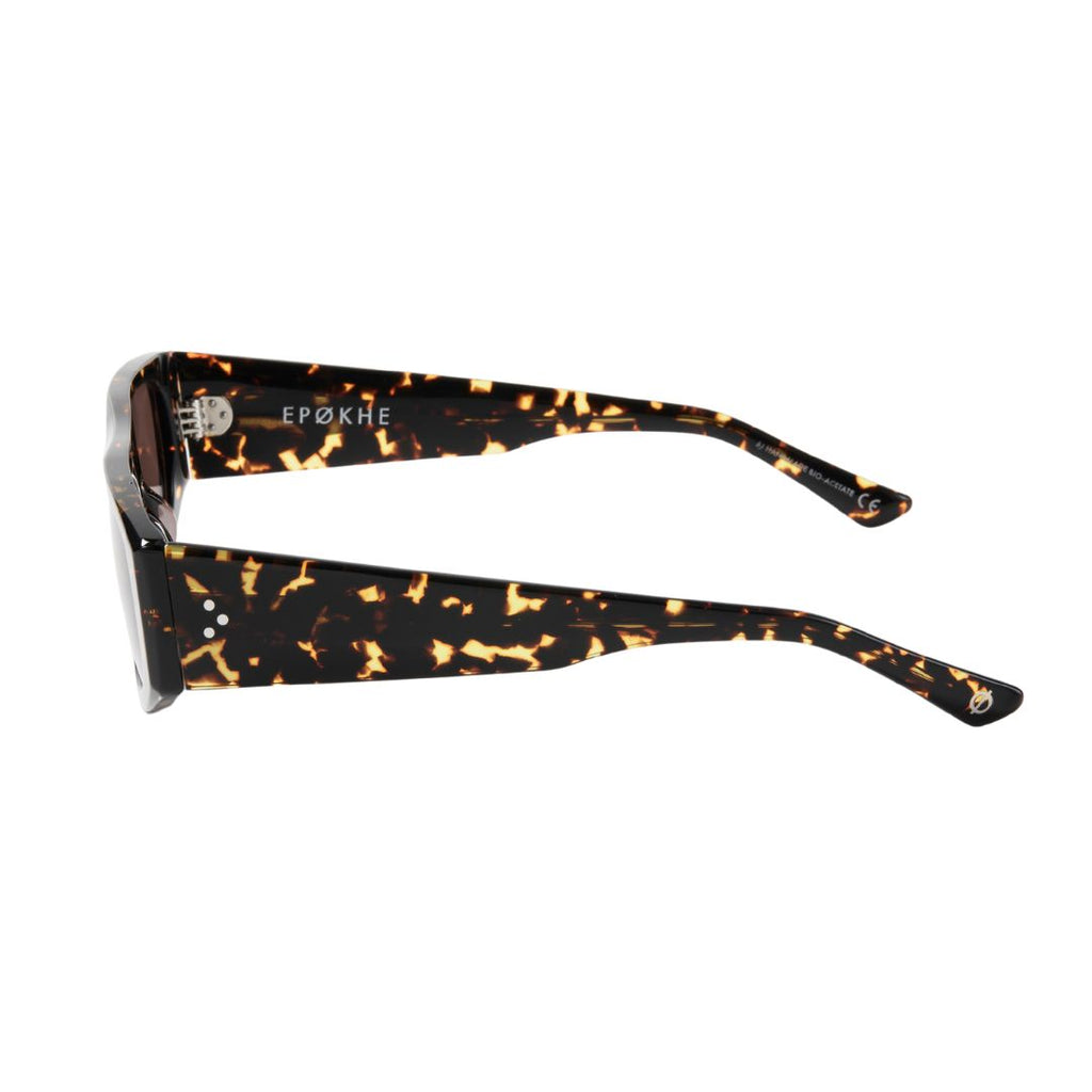 Epøkhe Void Sunglasses Crystal Dark Tortoise Polished Bronze | Eyewear