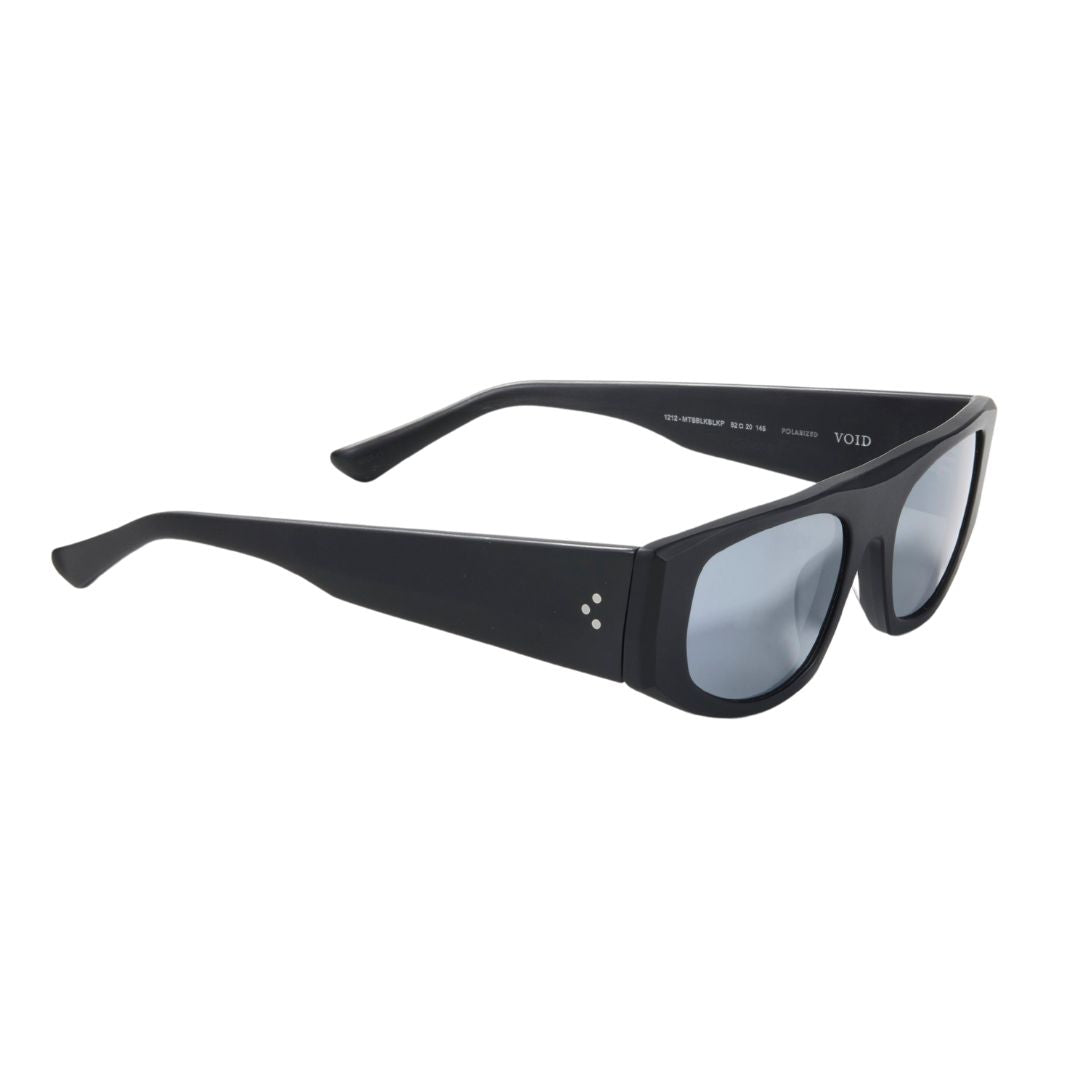 Epøkhe Void Sunglasses - Matte Black / Black Irid Polar