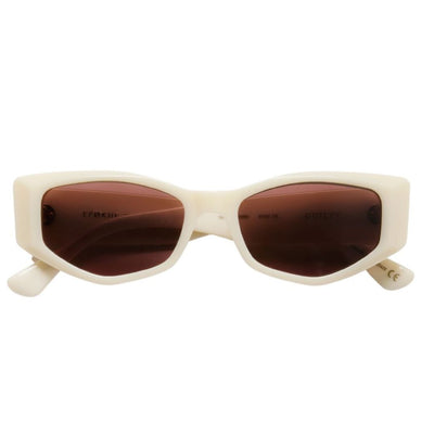 Wasted Talent X Epøkhe Guilty Sunglasses - Ivory Polished / Bronze