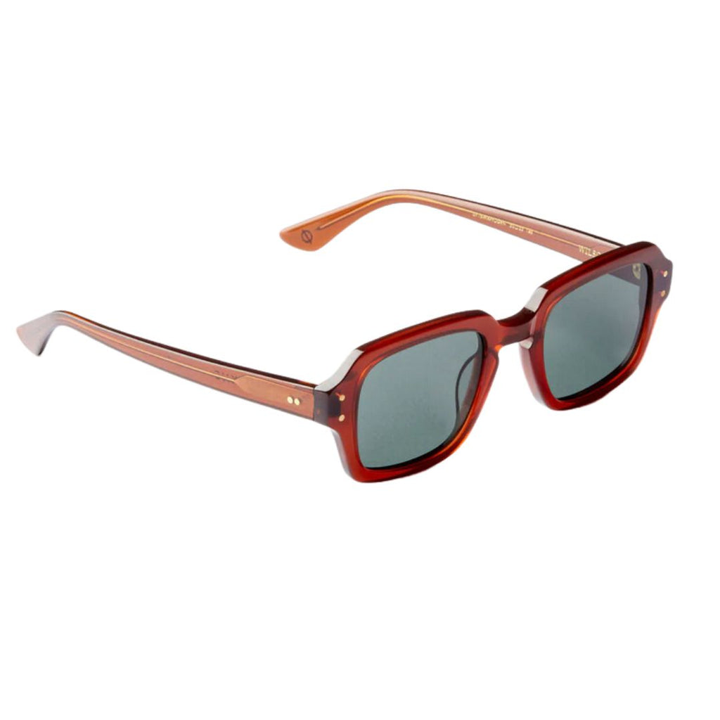 Epøkhe Wilson Sunglasses Maple Polished Green | Premium Eyewear