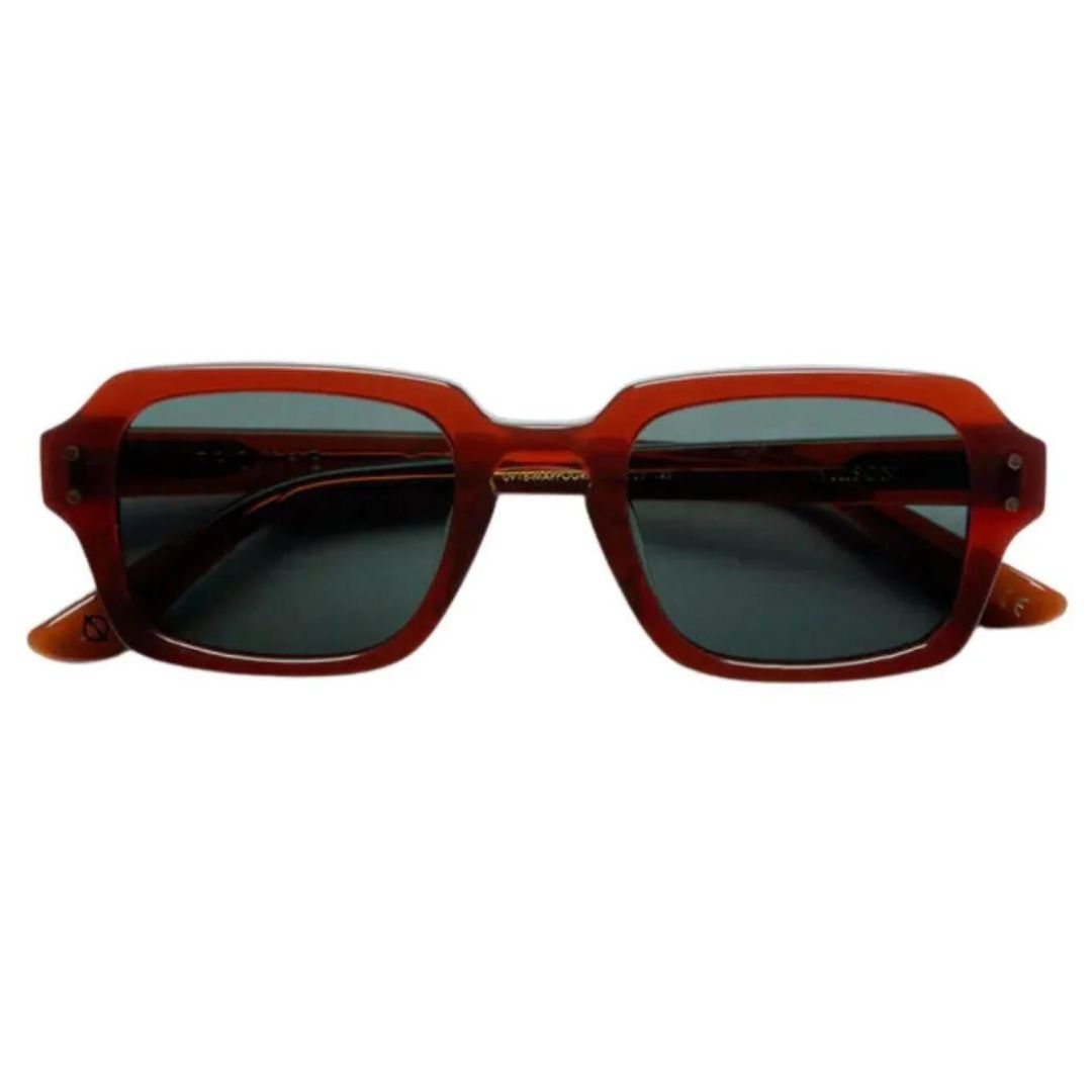 Wilson Sunglasses - Maple Polished / Green