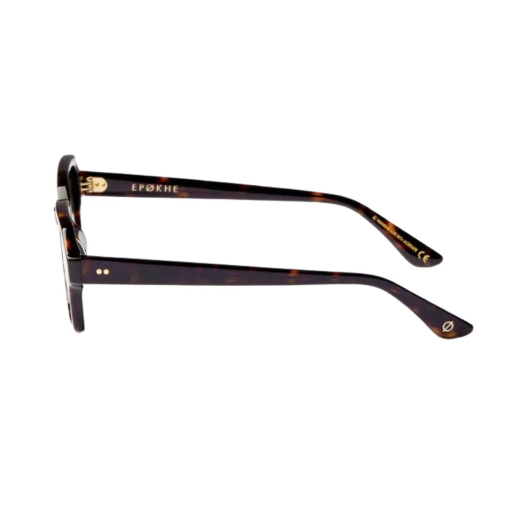Epøkhe Wilson Sunglasses - Tortoise Polished / Green Polarized