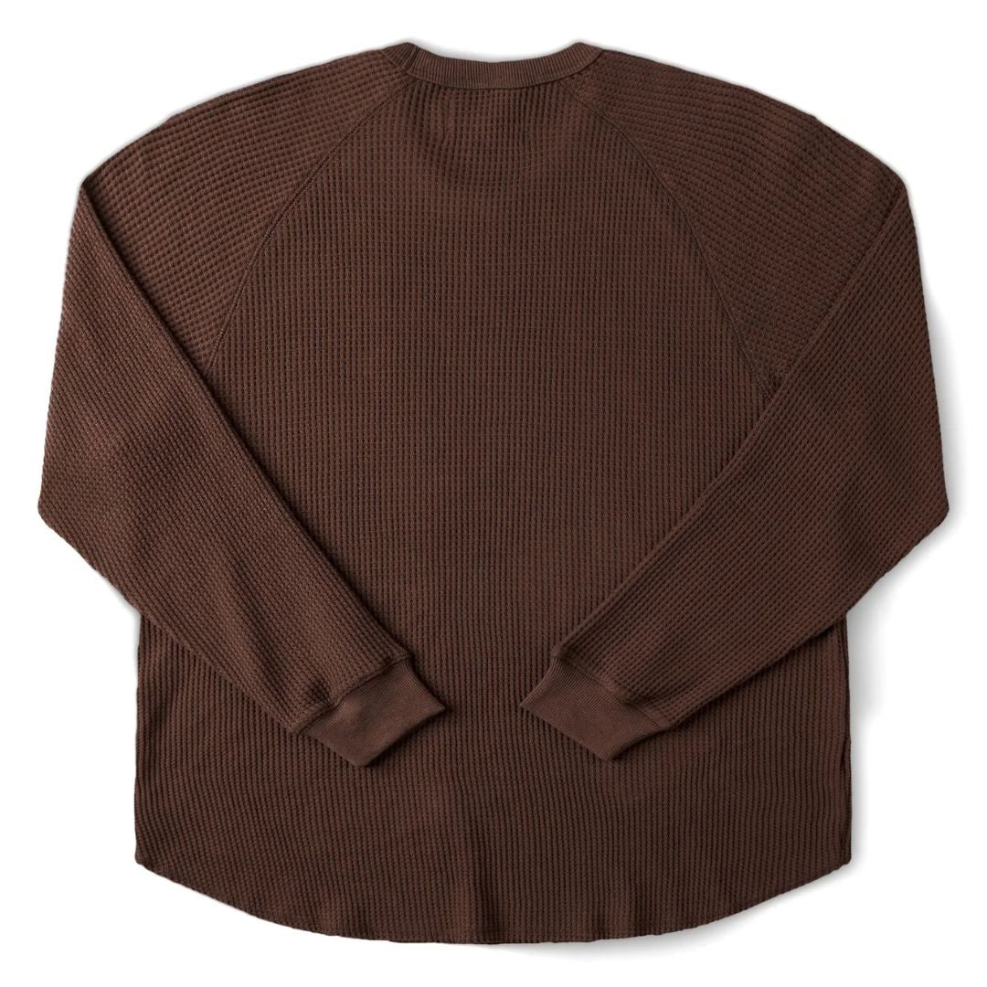 AG Raglan Waffle Sweater - Brown