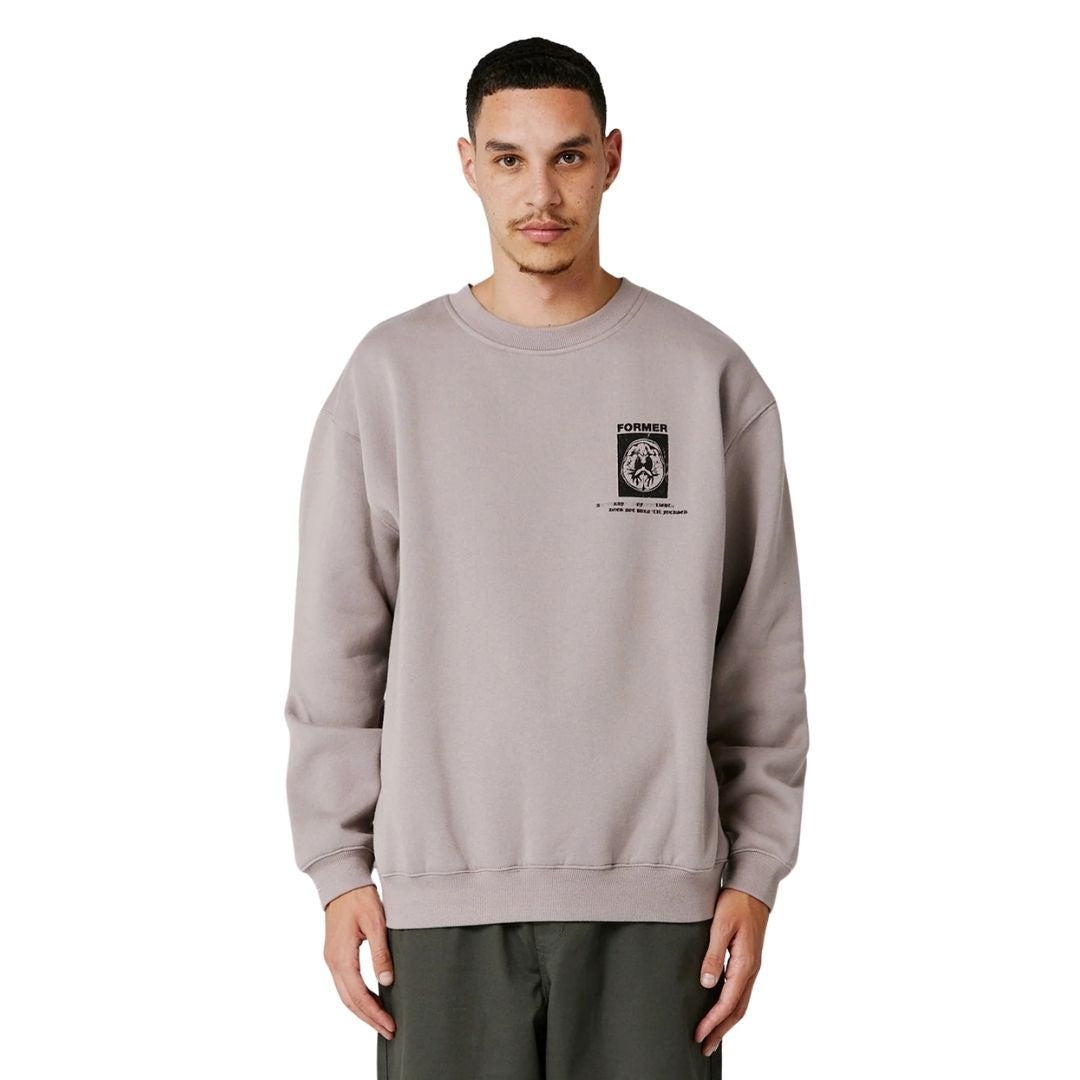 Former Brainscan Crew Neck - Mushroom